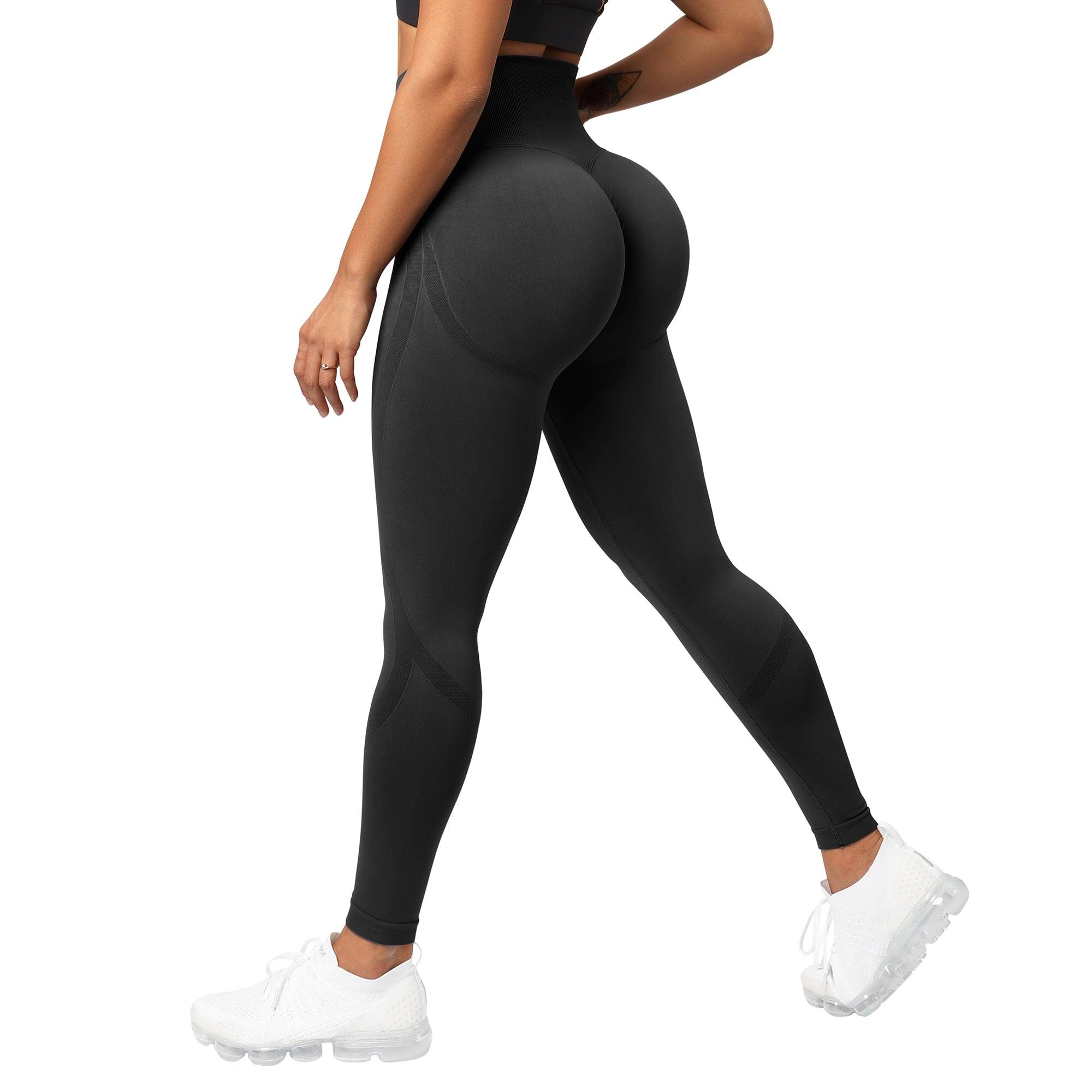 High Waist Seamless Leggings Women Push Up Leggings Women Seamless Lifting Leggings High Waist Workout Yoga Pants Sport Women Fitness Running Yoga Pants Elegant Elastic Leggings For Fitness Figure Enhancing Athletic Leggings