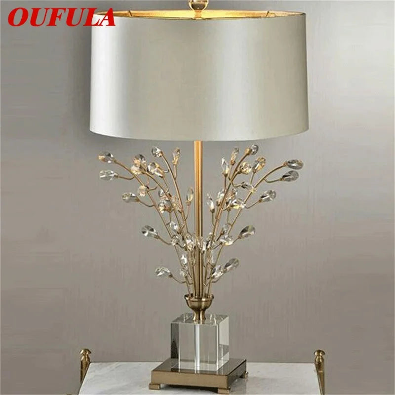 DecorBites™ Crystal Branch LED Desk Lamp for Home Bedroom