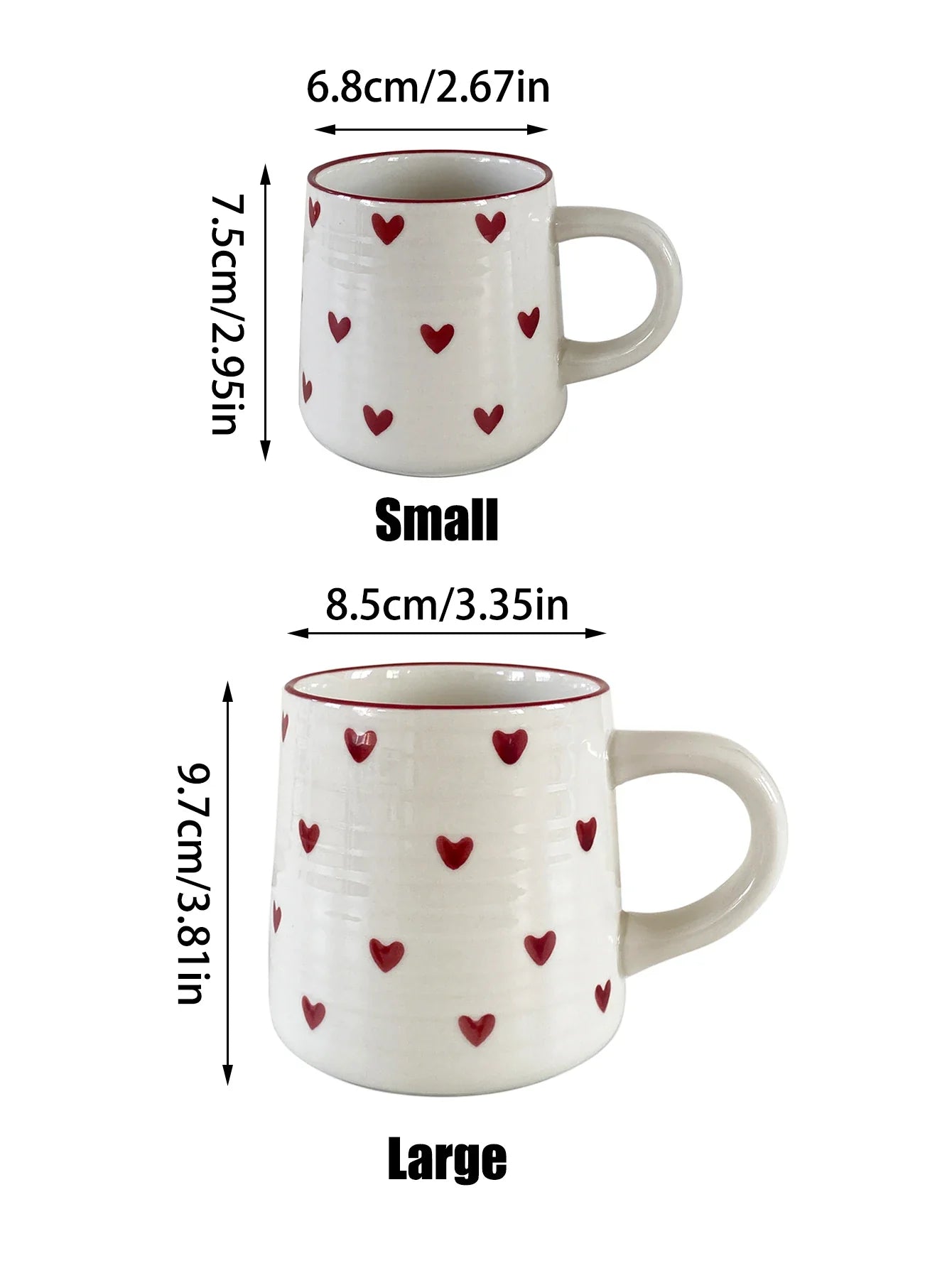 Love Hearts Ceramic Mug