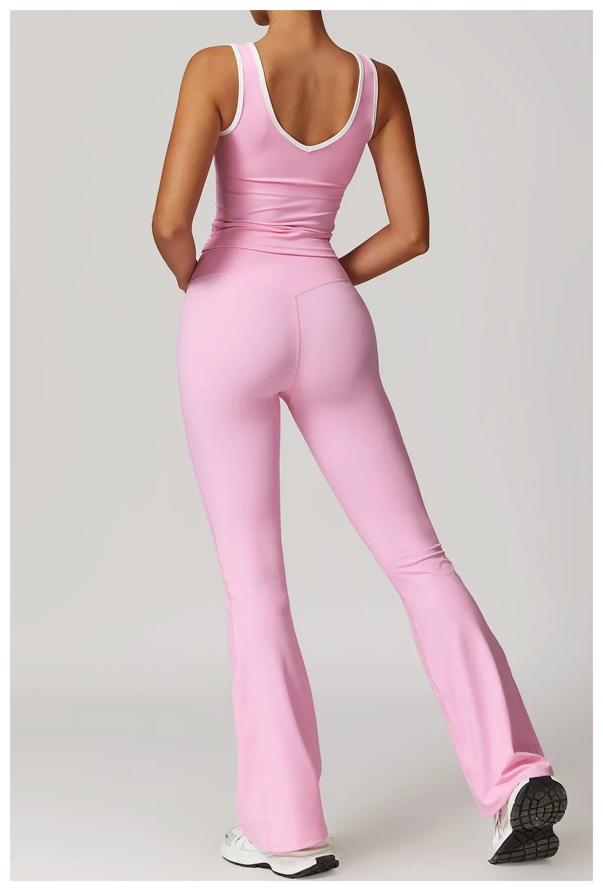 Yoga Set 2 Pieces Workout Outfits Fitness Sportswear Gym Tracksuit High Waist Leggings Sports Bra Athletic Wear Women Clothes