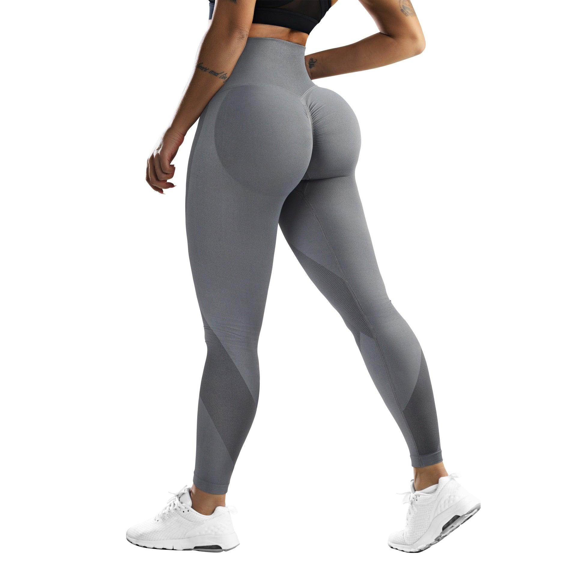 High Waist Seamless Leggings Women Push Up Leggings Women Seamless Lifting Leggings High Waist Workout Yoga Pants Sport Women Fitness Running Yoga Pants Elegant Elastic Leggings For Fitness Figure Enhancing Athletic Leggings