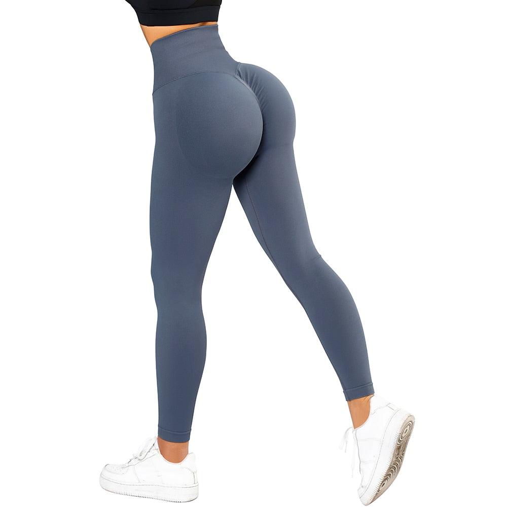 High Waist Seamless Leggings Women Push Up Leggings Women Seamless Lifting Leggings High Waist Workout Yoga Pants Sport Women Fitness Running Yoga Pants Elegant Elastic Leggings For Fitness Figure Enhancing Athletic Leggings