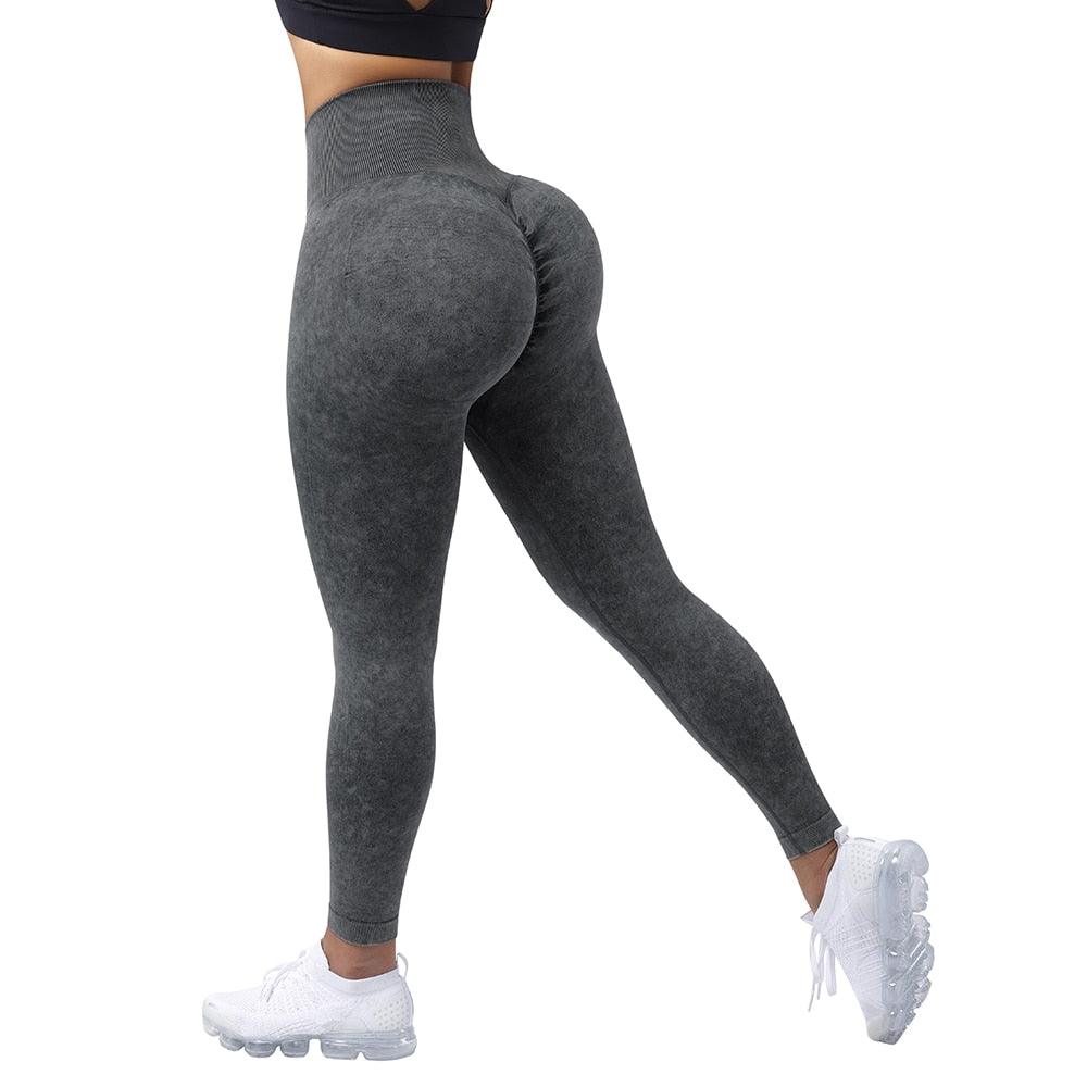High Waist Seamless Leggings Women Push Up Leggings Women Seamless Lifting Leggings High Waist Workout Yoga Pants Sport Women Fitness Running Yoga Pants Elegant Elastic Leggings For Fitness Figure Enhancing Athletic Leggings